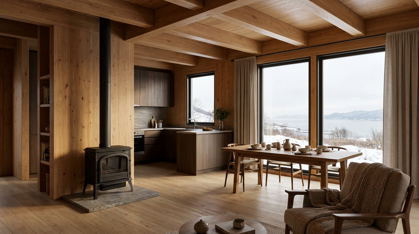 月の小屋 内観