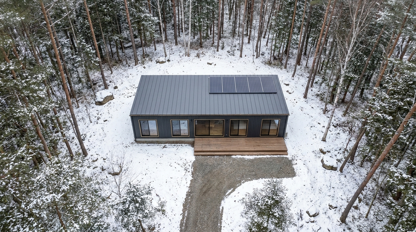 西の小屋 配置
