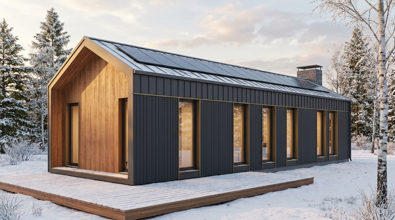 東の杜 外観 — AI render based on BIM specs