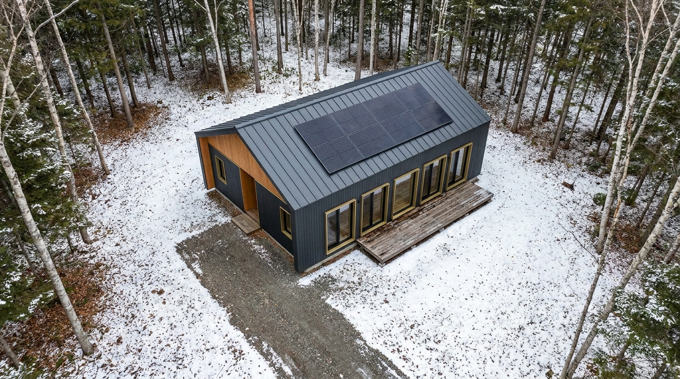 森の小屋 配置
