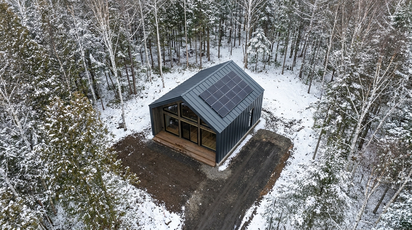 霧の小屋 配置