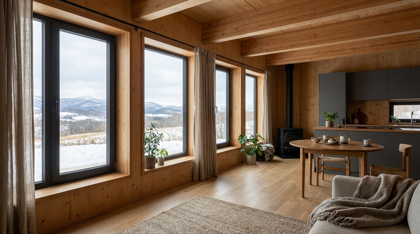 北の小屋 内観