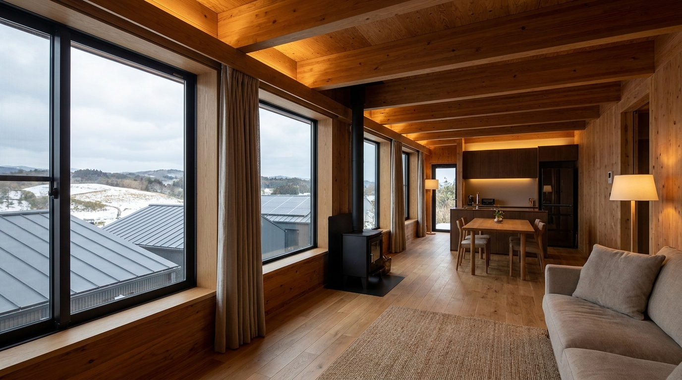 陽の小屋 内観