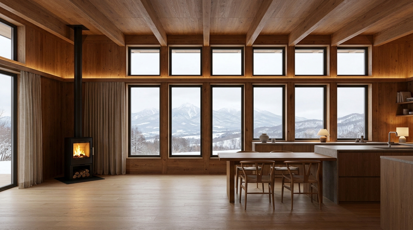 風の小屋 内観