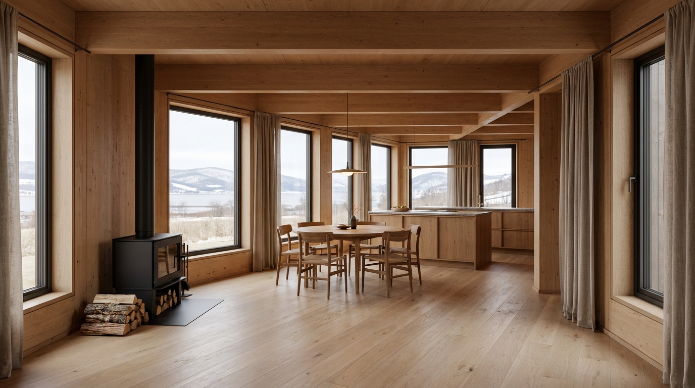 南の小屋 内観