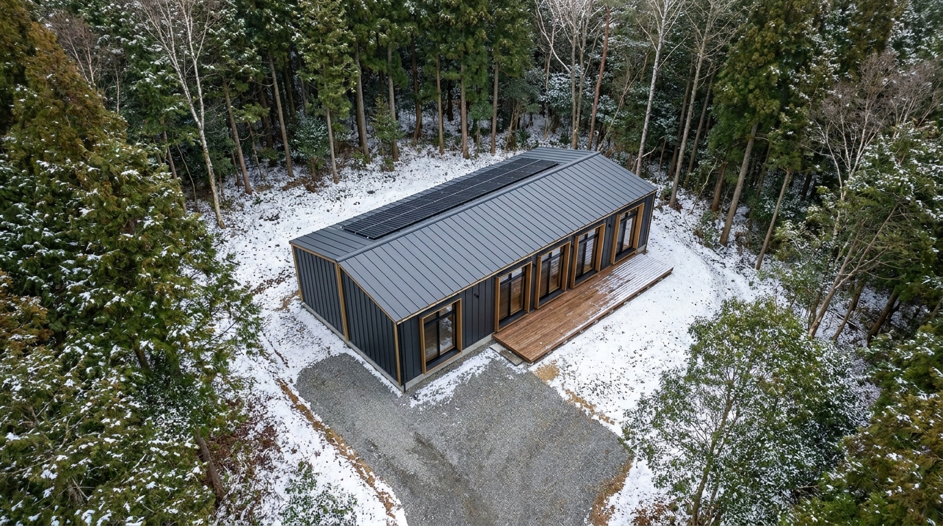 霜の小屋 配置
