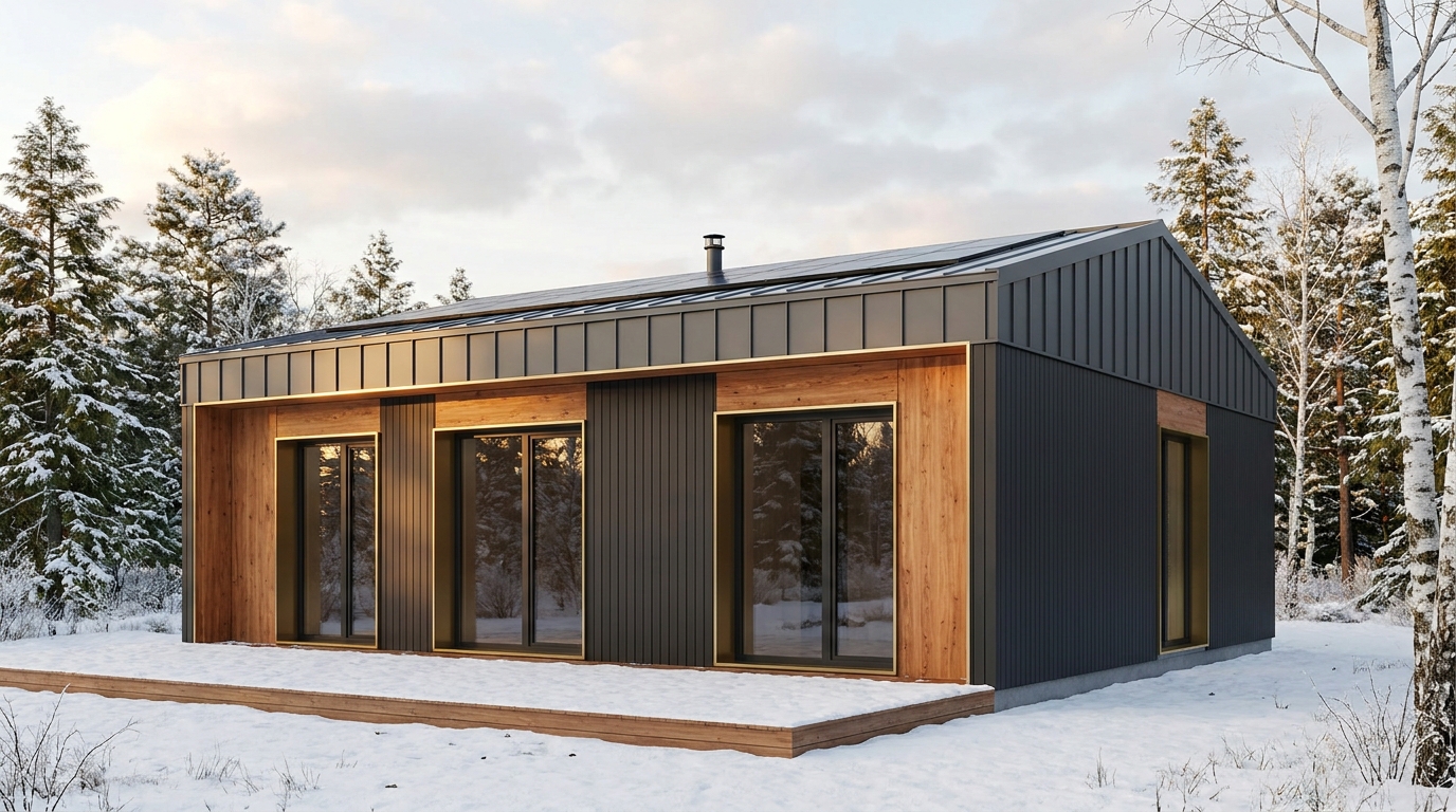 月の蔵 外観 — AI render based on BIM specs