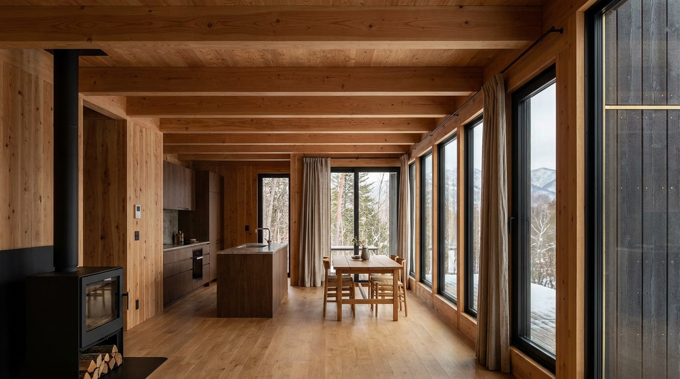 陽の小屋 内観