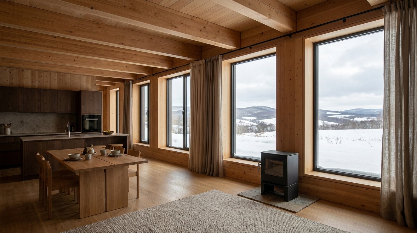 西の小屋 内観