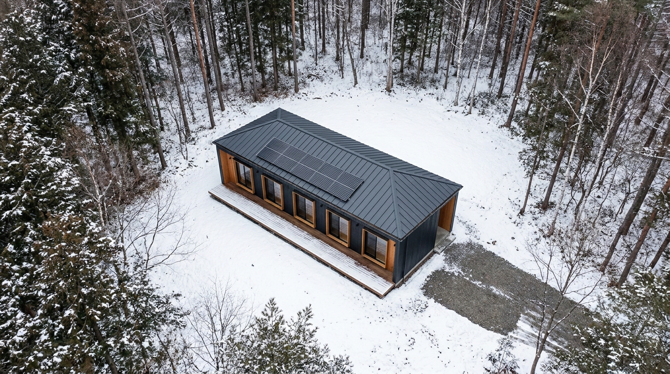 南の小屋 配置