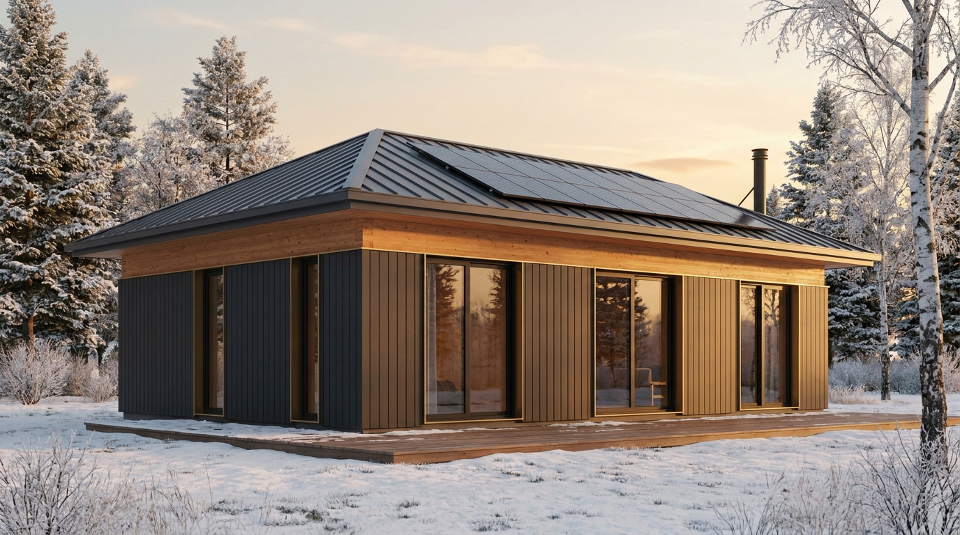 西の塔 外観 — AI render based on BIM specs