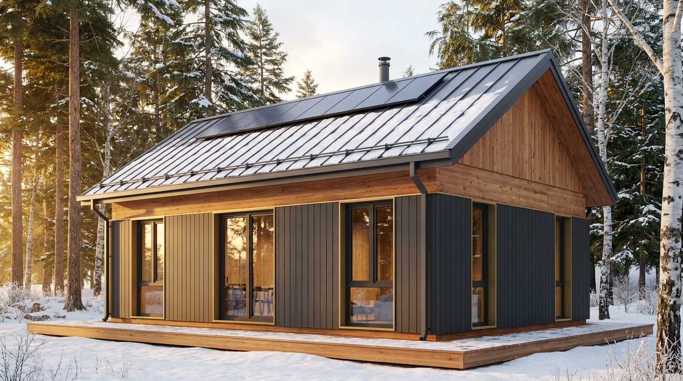 西の塔 外観 — AI render based on BIM specs