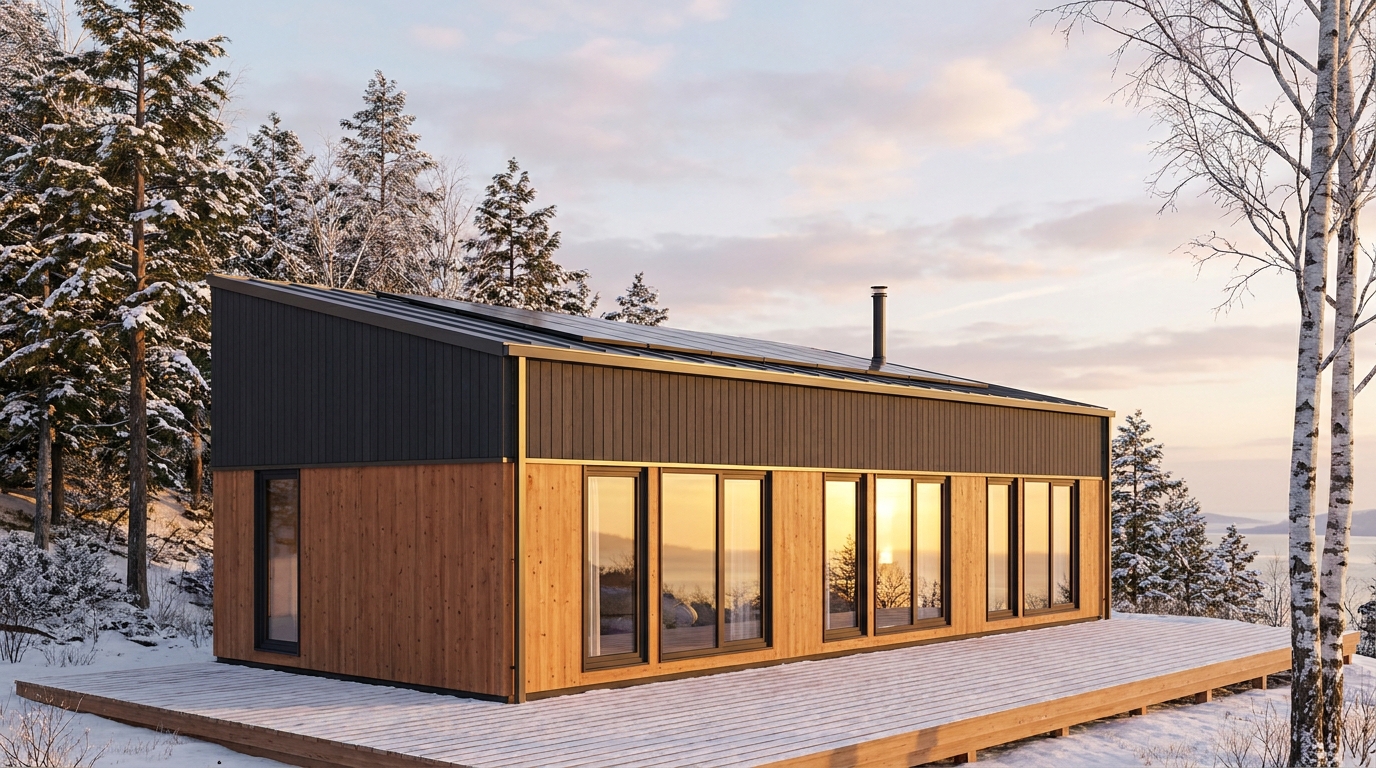 南の館 外観 — AI render based on BIM specs