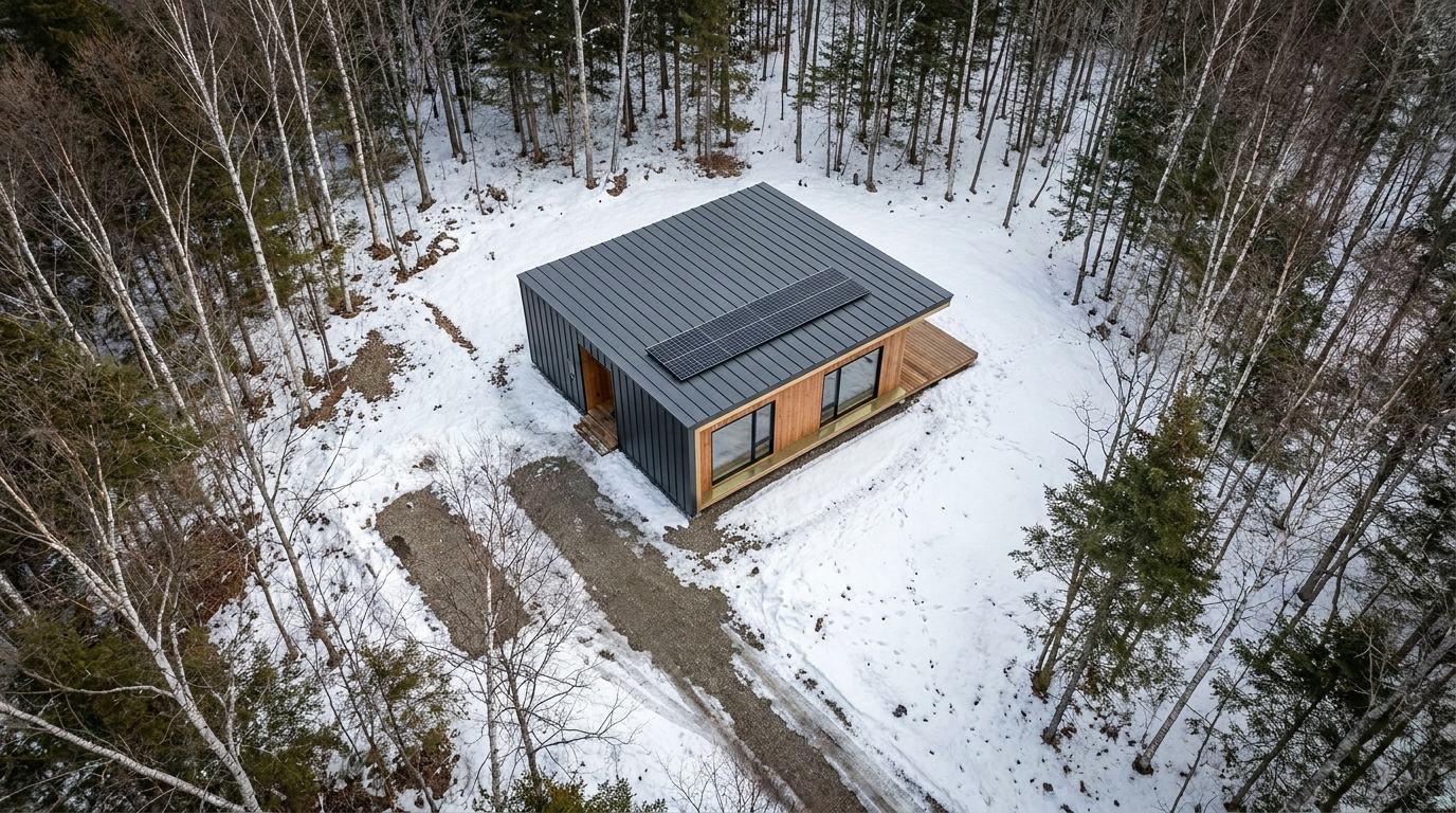 霜の小屋 配置