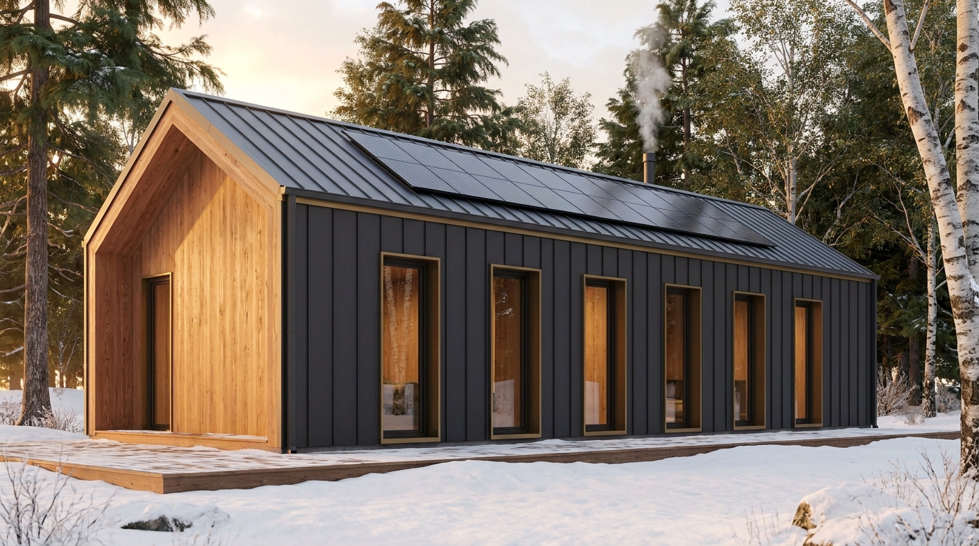 西の塔 外観 — AI render based on BIM specs