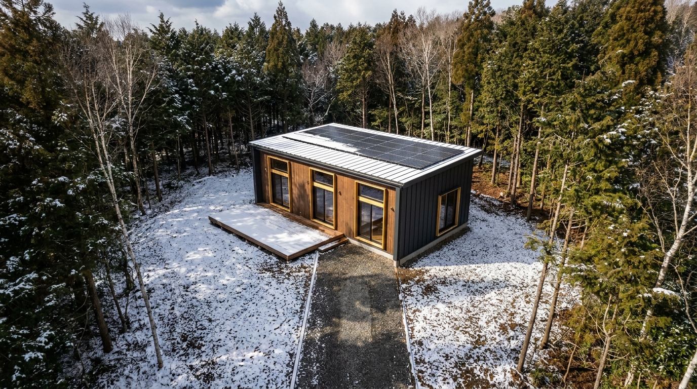 森の小屋 配置