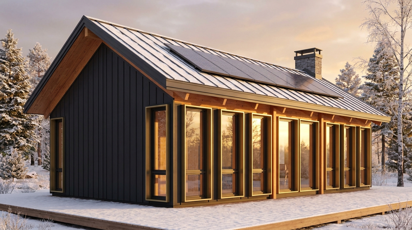 南の砦 外観 — AI render based on BIM specs