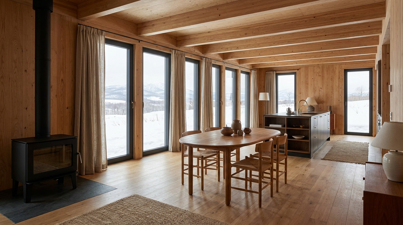 南の小屋 内観