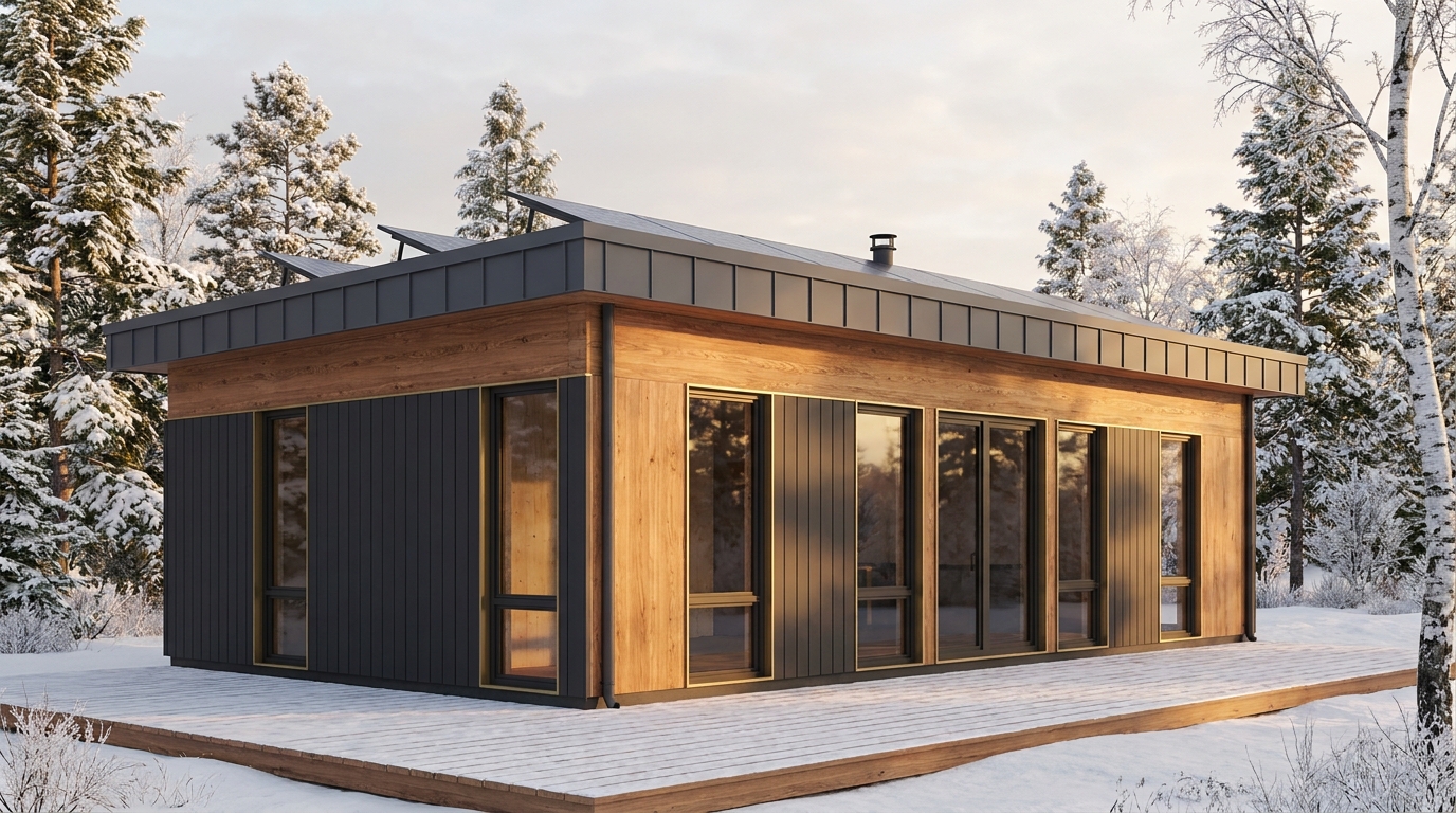 星の蔵 外観 — AI render based on BIM specs