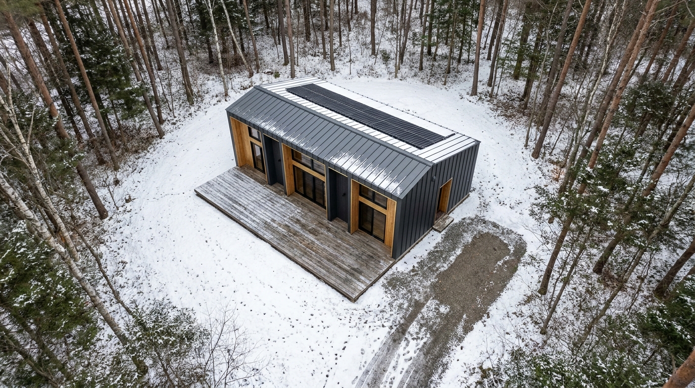 霜の小屋 配置