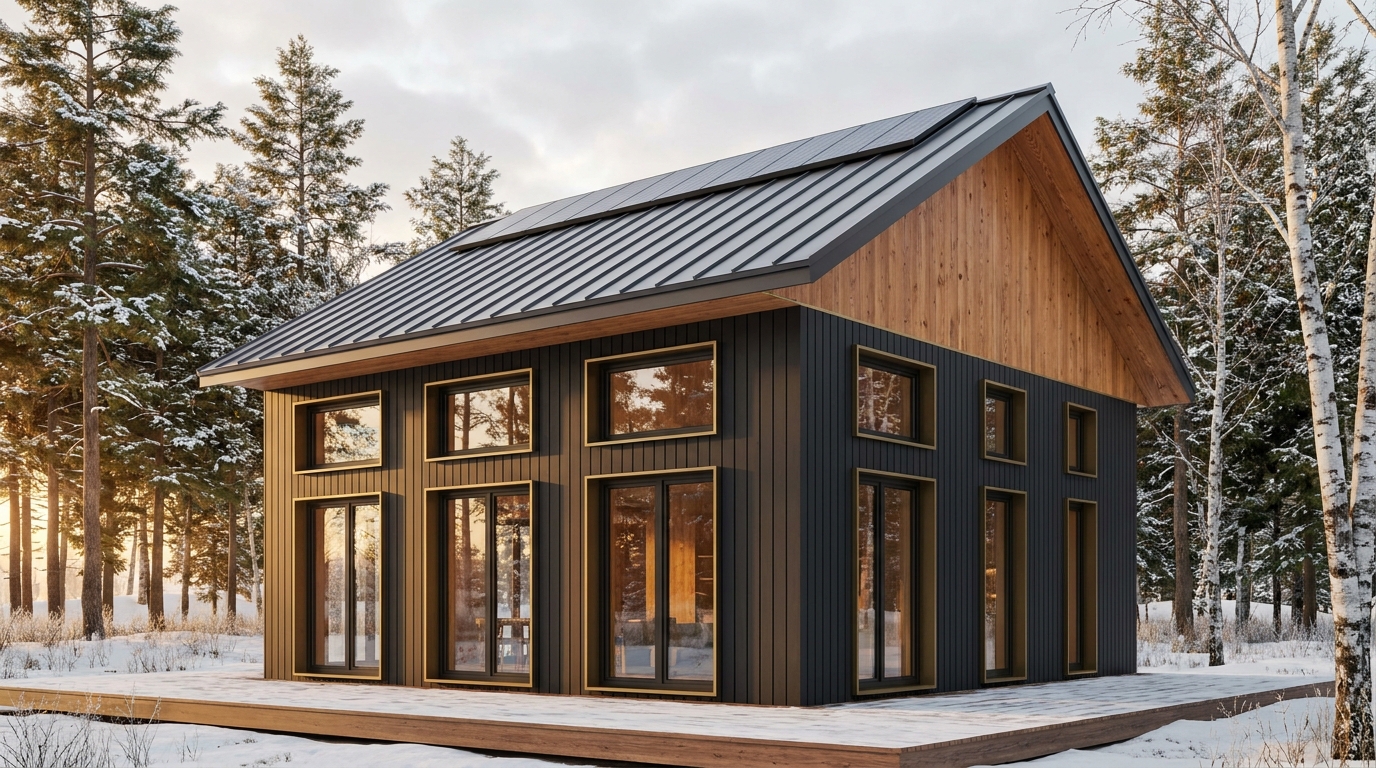 月の杜 外観 — AI render based on BIM specs
