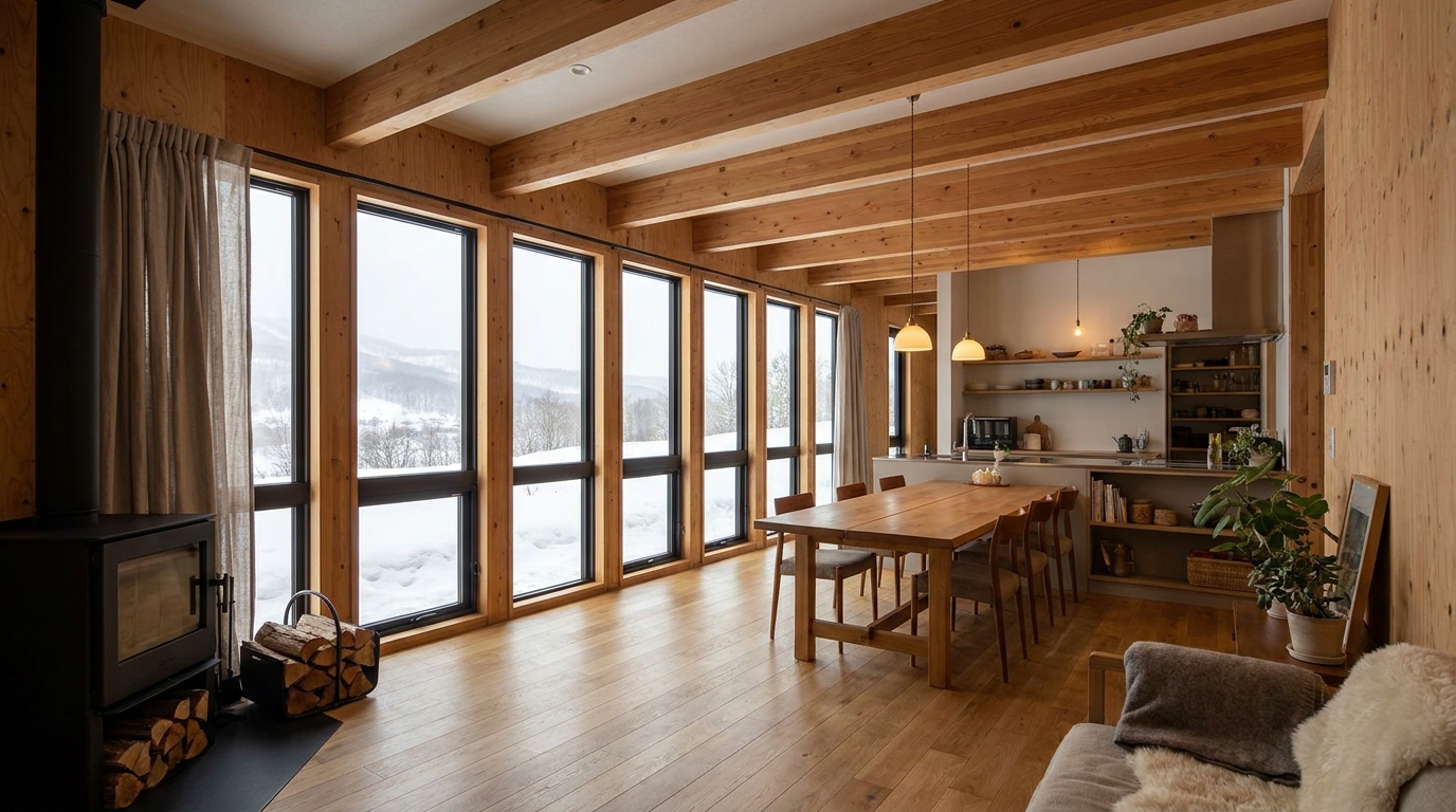 西の小屋 内観