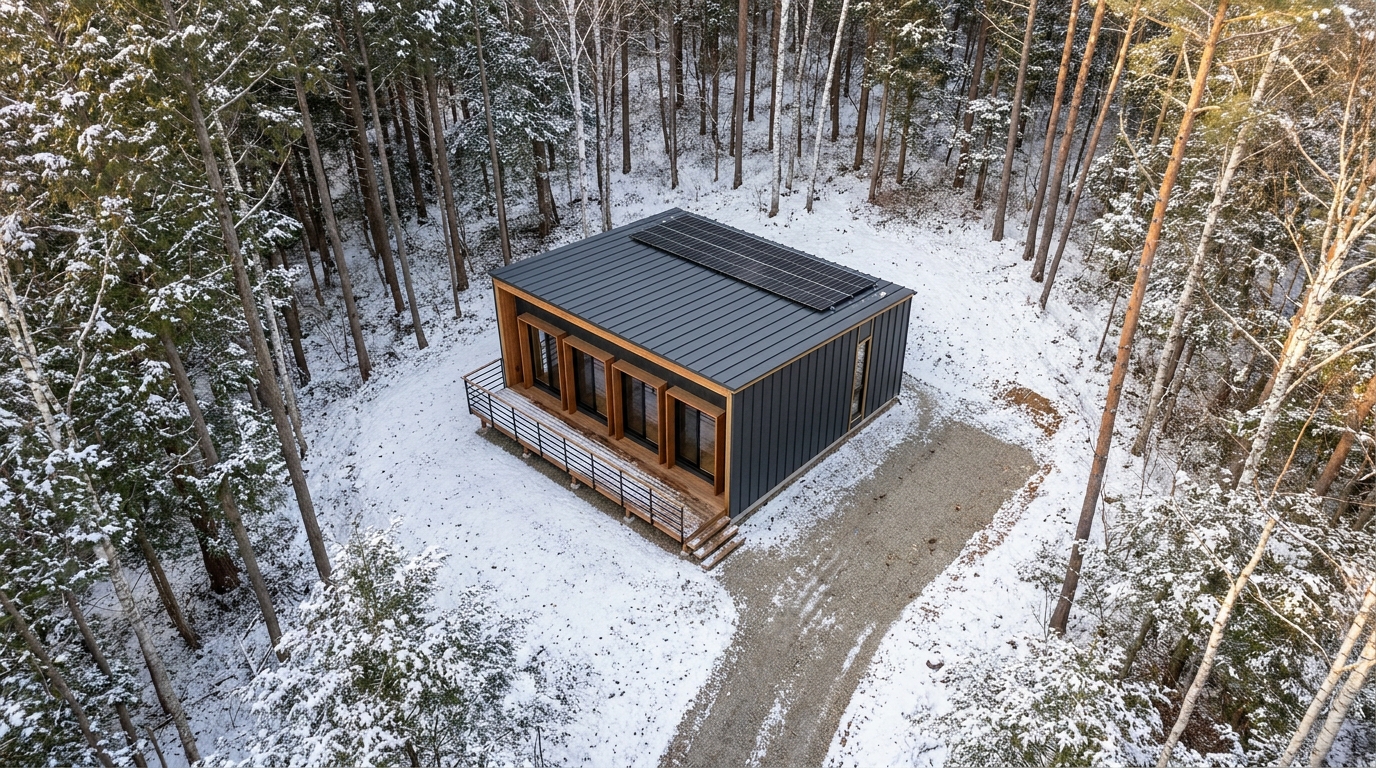 霜の小屋 配置