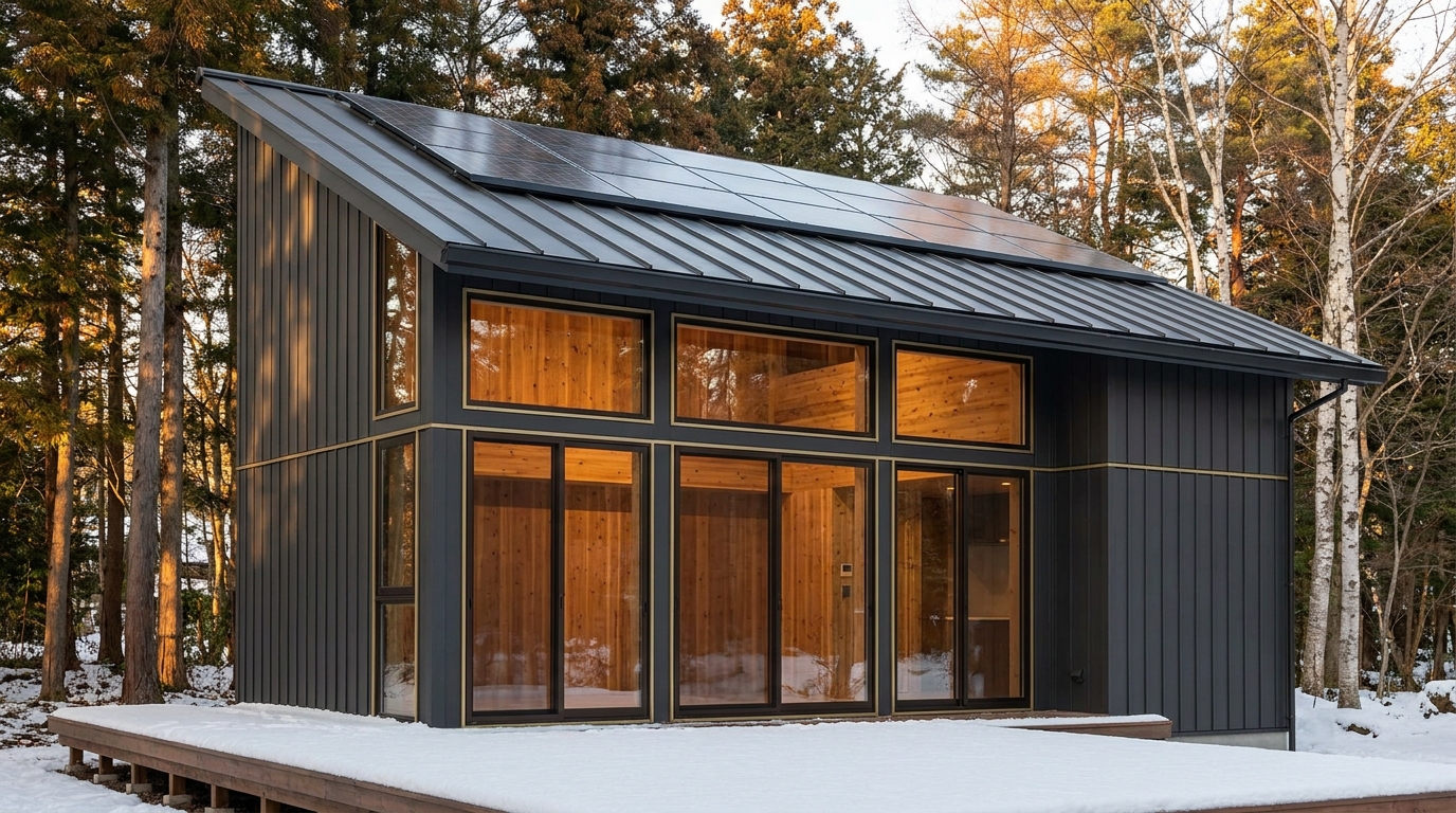 月の杜 外観 — AI render based on BIM specs