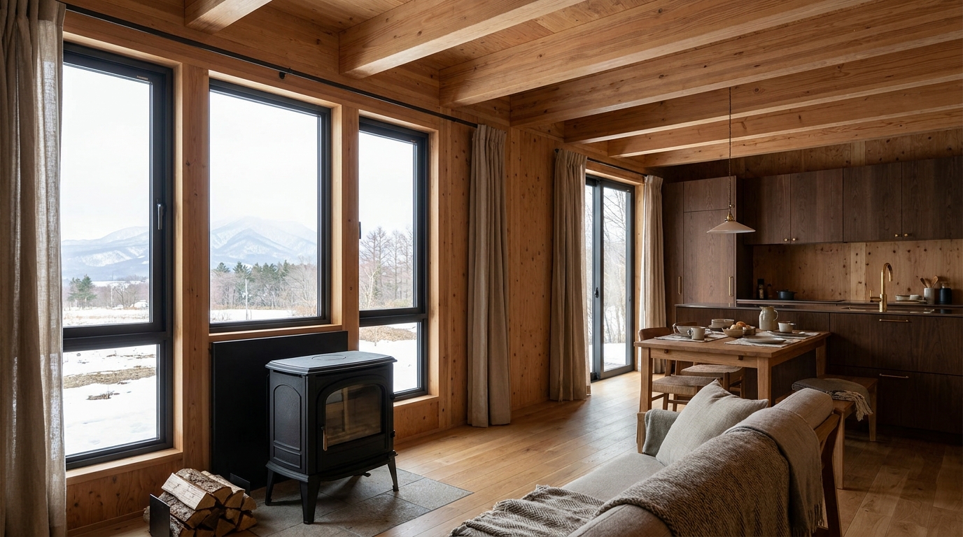 陽の小屋 内観