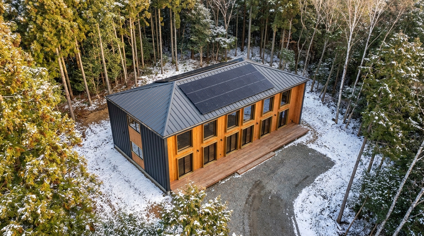 北の小屋 配置