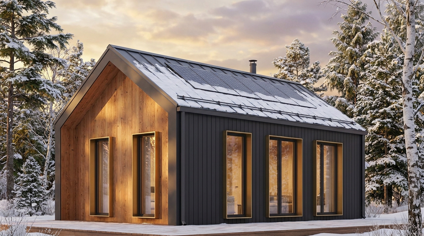 南の館 外観 — AI render based on BIM specs
