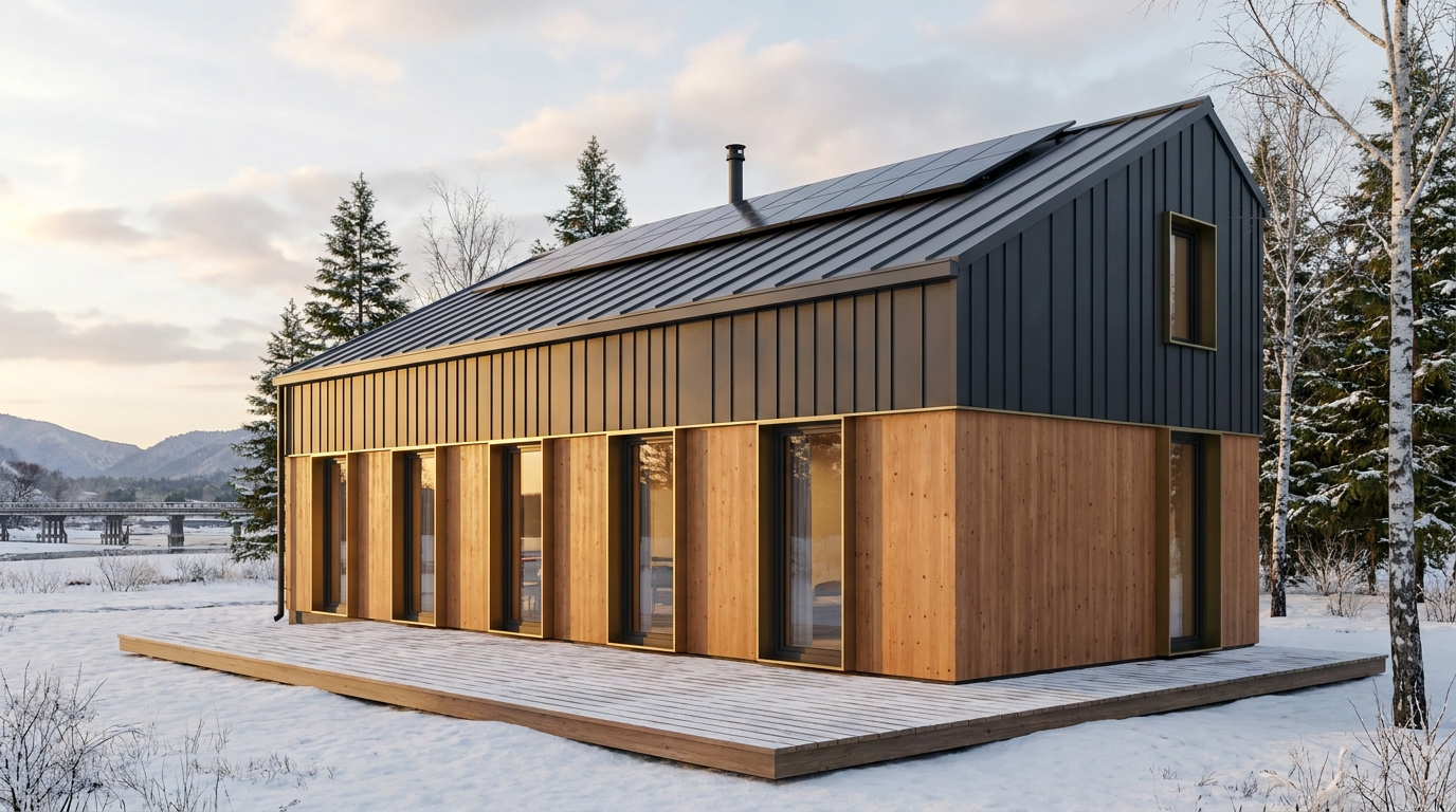 月の砦 外観 — AI render based on BIM specs