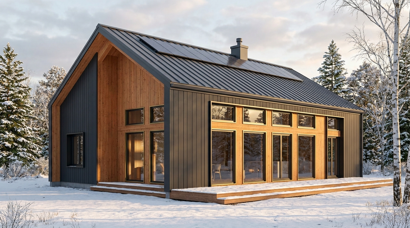 月の杜 外観 — AI render based on BIM specs