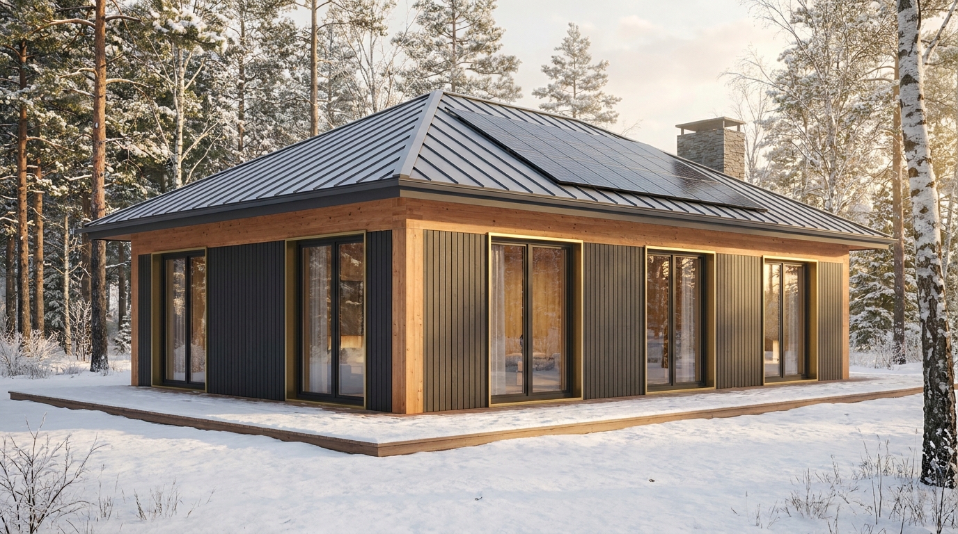 雨の蔵 外観 — AI render based on BIM specs