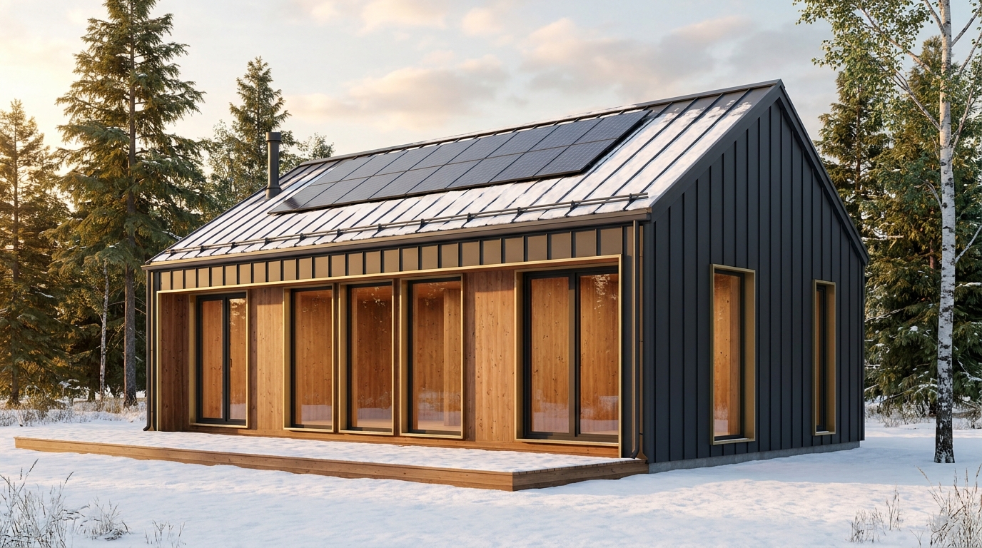 南の館 外観 — AI render based on BIM specs