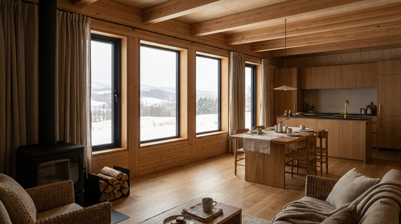 風の小屋 内観