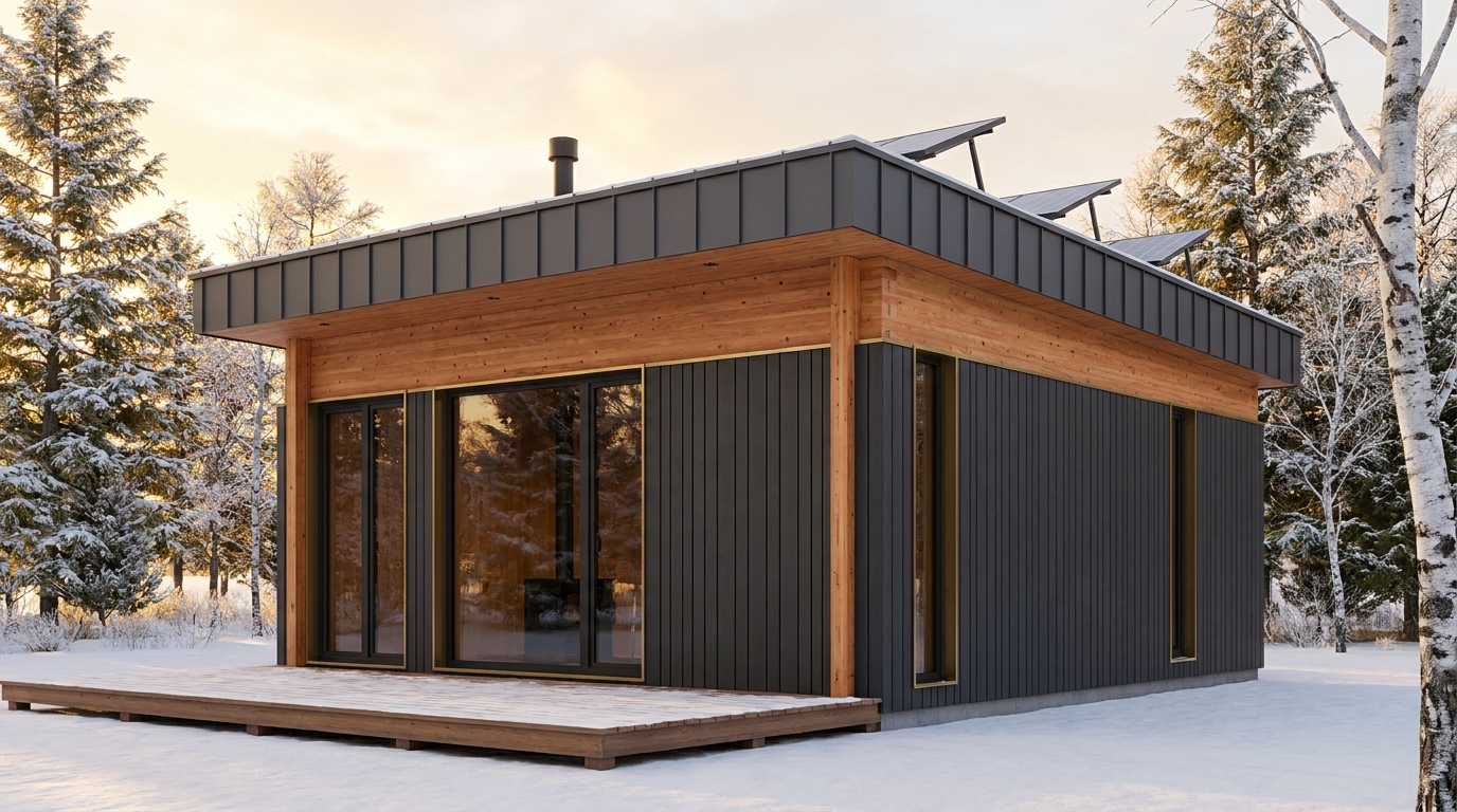 南の館 外観 — AI render based on BIM specs