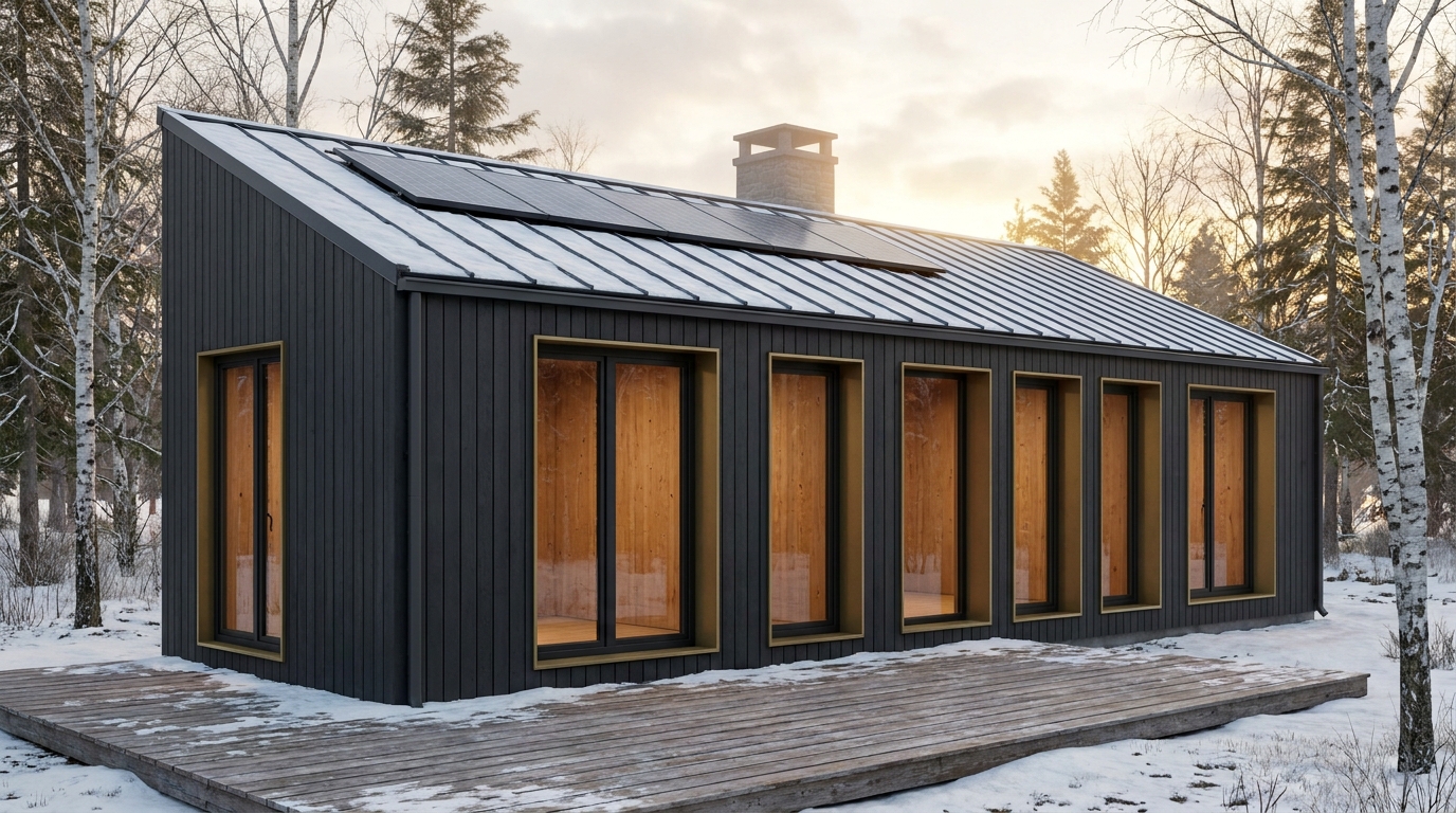 月の砦 外観 — AI render based on BIM specs