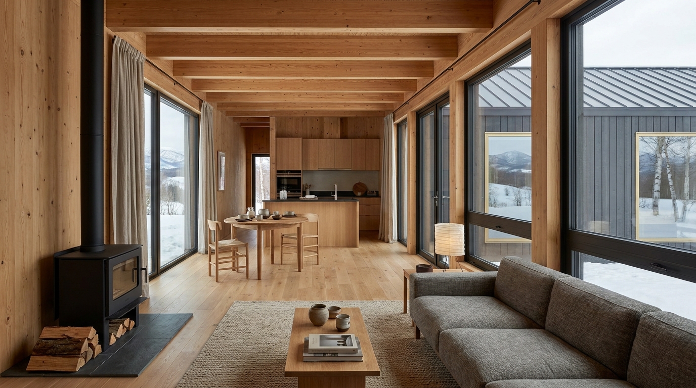陽の小屋 内観