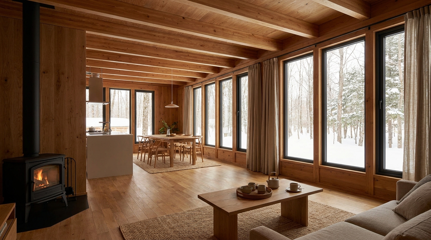 月の小屋 内観