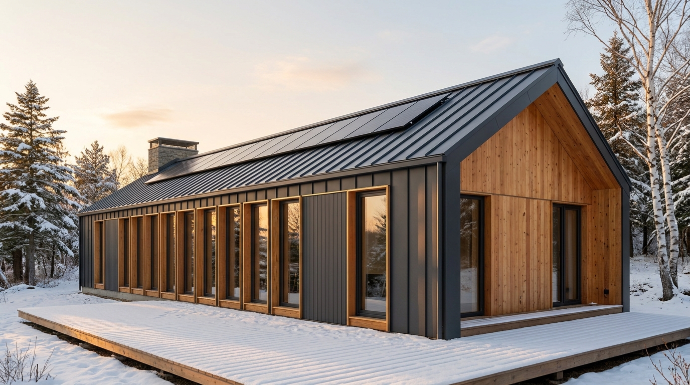 陽の館 外観 — AI render based on BIM specs