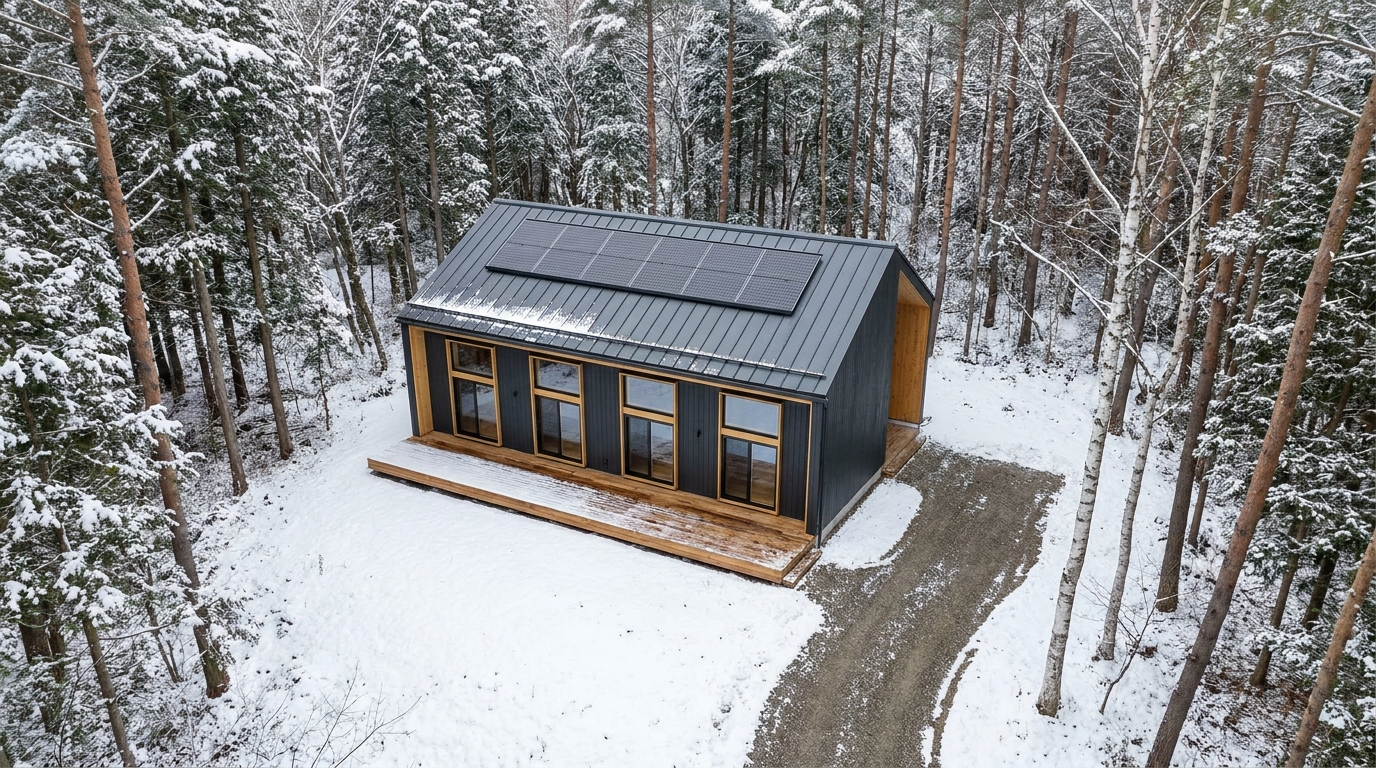 北の小屋 配置
