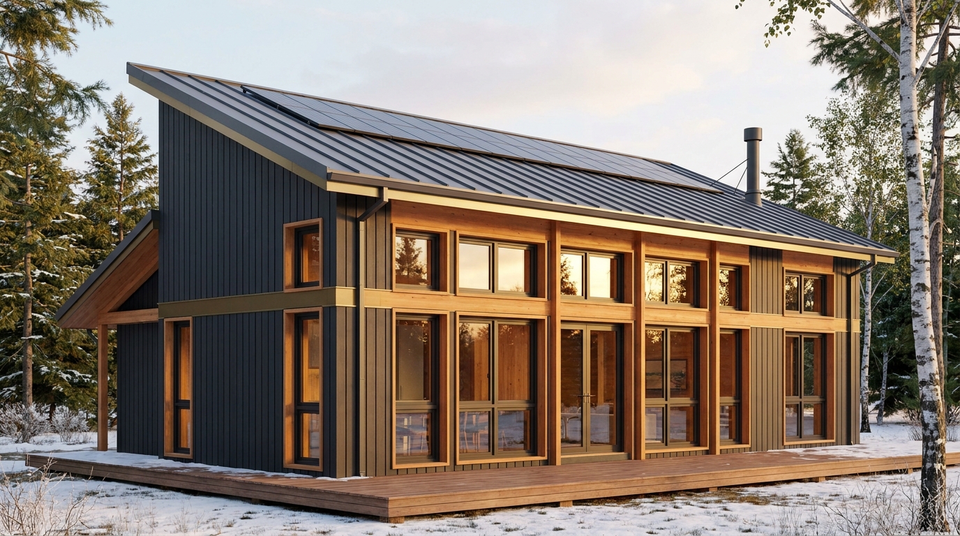 南の塔 外観 — AI render based on BIM specs