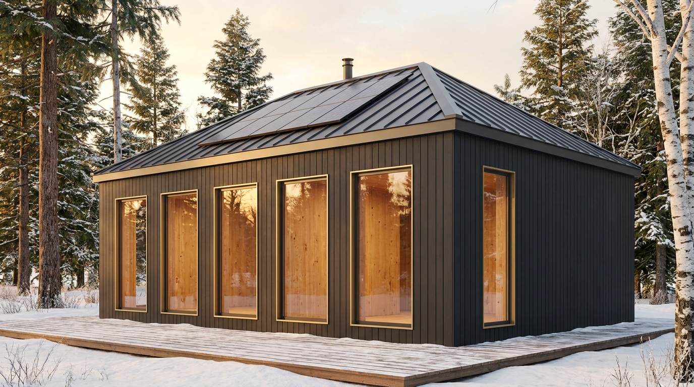 南の杜 外観 — AI render based on BIM specs