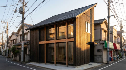 中野区中野 4 — 地下スタジオ + 住居
