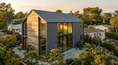 Eames House — Case Study House #8 (実在・1949 Charles and Ray Eames) — イームズ邸