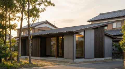 岐阜の丘の家