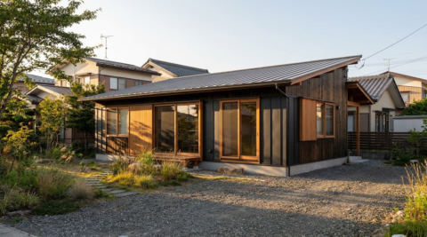 黒川七地割の家