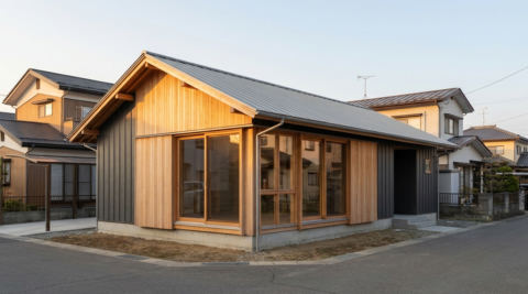 川合新田の家