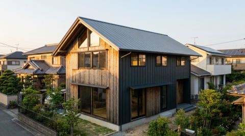 福岡・茶室と縁側のある和の住まい